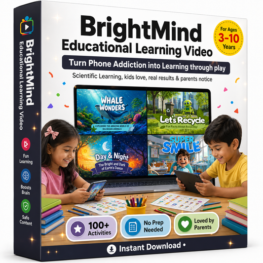 BrightMind Kids Educational  Learning Videos